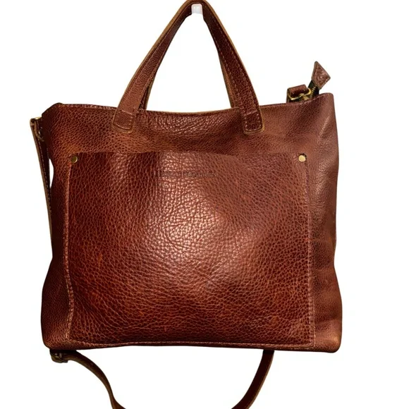 Portland Leather Med Tote - Picture 3 of 4